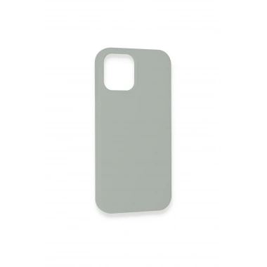 Mey İthalat®  iPhone 12 Pro Kılıf Lansman Legant Silikon - Açık Gri
