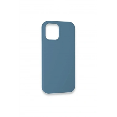 Mey İthalat®  iPhone 12 Pro Kılıf Lansman Legant Silikon - Açık Mavi
