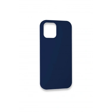 Mey İthalat®  iPhone 12 Pro Kılıf Lansman Legant Silikon - Lacivert