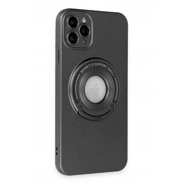 Mey İthalat® iPhone 12 Pro Kılıf Lukka Magneticsafe Kapak - Siyah