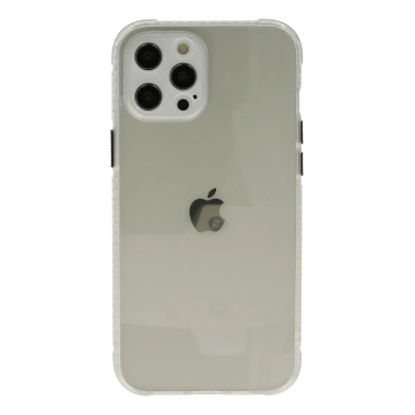 Mey İthalat® iPhone 12 Pro Kılıf Miami Şeffaf Silikon - Şeffaf