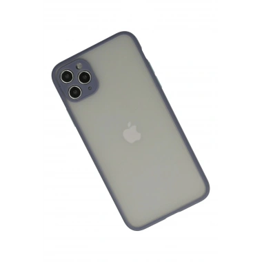 Mey İthalat®  iPhone 12 Pro Kılıf Montreal Silikon Kapak - Gri