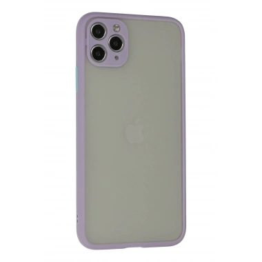 Mey İthalat®  iPhone 12 Pro Kılıf Montreal Silikon Kapak - Mor