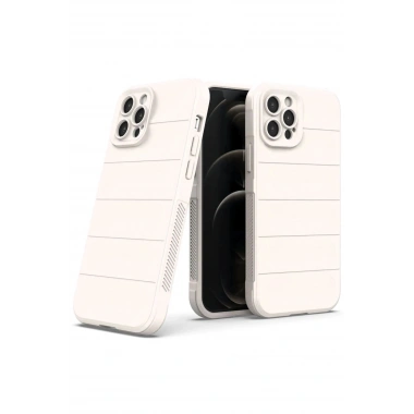 Mey İthalat®  iPhone 12 Pro Kılıf Optimum Silikon - Krem