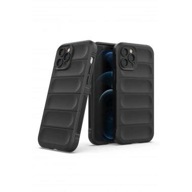 Mey İthalat®  iPhone 12 Pro Kılıf Optimum Silikon - Siyah