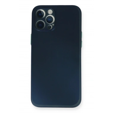 Mey İthalat®  iPhone 12 Pro Kılıf PP Ultra İnce Kapak - Mavi