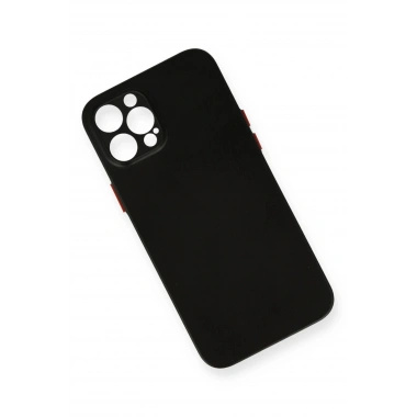 Mey İthalat® iPhone 12 Pro Kılıf PP Ultra İnce Kapak - Siyah