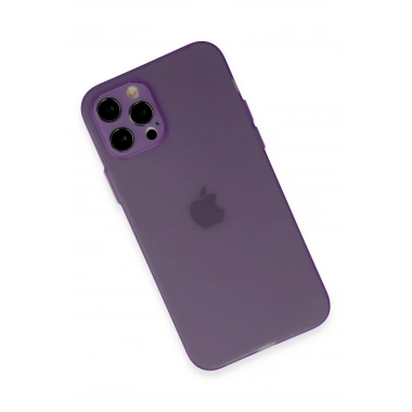 Mey İthalat®  iPhone 12 Pro Kılıf Puma Silikon - Koyu Mor