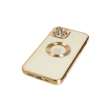 Mey İthalat® iPhone 12 Pro Kılıf Slot Silikon - Gold