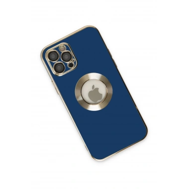 Mey İthalat® iPhone 12 Pro Kılıf Store Silikon - Mavi