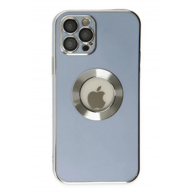 Mey İthalat® iPhone 12 Pro Kılıf Store Silikon - Sierra Blue