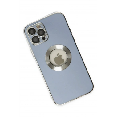 Mey İthalat® iPhone 12 Pro Kılıf Store Silikon - Sierra Blue