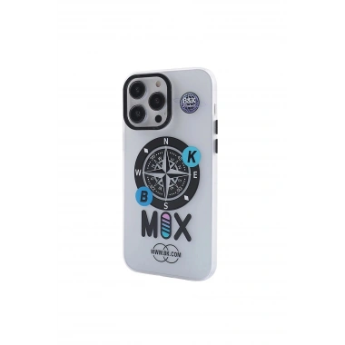 Mey İthalat® iPhone 12 Pro Max Kılıf Apollo Magneticsafe Desenli Kapak - Apollo Şeffaf - 3