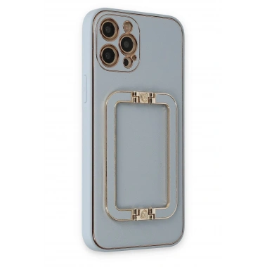 Mey İthalat®  iPhone 12 Pro Max Kılıf Coco Elit Kapak - Turkuaz