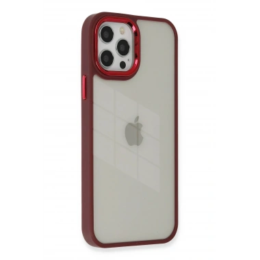 Mey İthalat® iPhone 12 Pro Max Kılıf Dora Kapak - Kırmızı