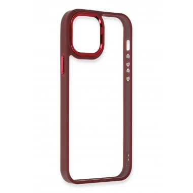 Mey İthalat® iPhone 12 Pro Max Kılıf Dora Kapak - Kırmızı