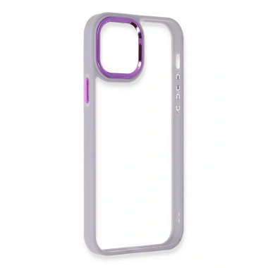 Mey İthalat®  iPhone 12 Pro Max Kılıf Dora Kapak - Lila