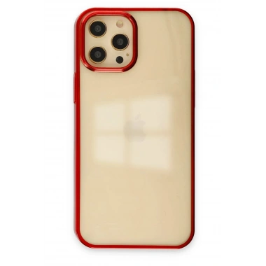 Mey İthalat® iPhone 12 Pro Max Kılıf Element Silikon - Kırmızı