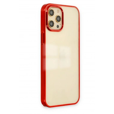 Mey İthalat® iPhone 12 Pro Max Kılıf Element Silikon - Kırmızı