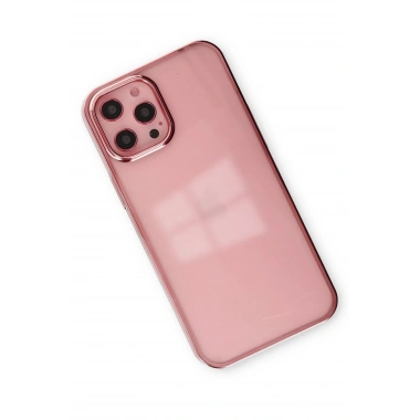 Mey İthalat® iPhone 12 Pro Max Kılıf Element Silikon - Pembe