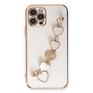 Mey İthalat® iPhone 12 Pro Max Kılıf Esila Silikon - Beyaz