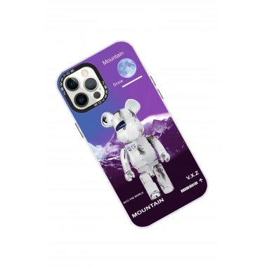 Mey İthalat®  iPhone 12 Pro Max Kılıf Estoril Desenli Kapak - Estoril - 8
