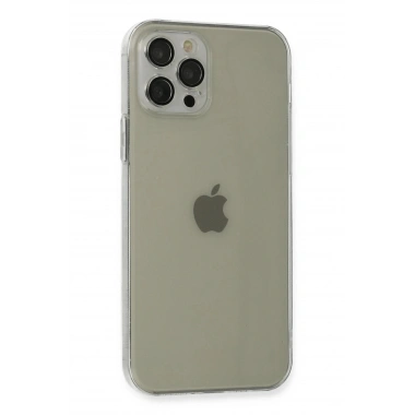 Mey İthalat® iPhone 12 Pro Max Kılıf Fly Lens Silikon - Şeffaf