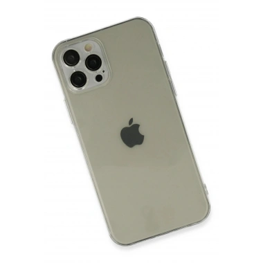 Mey İthalat® iPhone 12 Pro Max Kılıf Fly Lens Silikon - Şeffaf