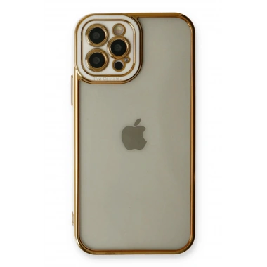 Mey İthalat® iPhone 12 Pro Max Kılıf Liva Lens Silikon - Beyaz