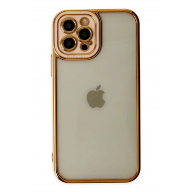 Mey İthalat®  iPhone 12 Pro Max Kılıf Liva Lens Silikon - Rose