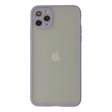 Mey İthalat®  iPhone 12 Pro Max Kılıf Montreal Silikon Kapak - Mor