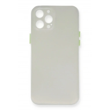 Mey İthalat® iPhone 12 Pro Max Kılıf PP Ultra İnce Kapak - Beyaz