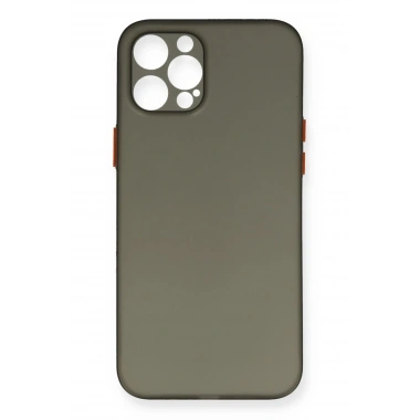 Mey İthalat® iPhone 12 Pro Max Kılıf PP Ultra İnce Kapak - Gri