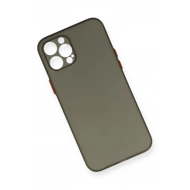 Mey İthalat® iPhone 12 Pro Max Kılıf PP Ultra İnce Kapak - Gri