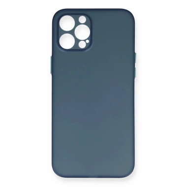 Mey İthalat® iPhone 12 Pro Max Kılıf PP Ultra İnce Kapak - Mavi