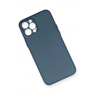 Mey İthalat® iPhone 12 Pro Max Kılıf PP Ultra İnce Kapak - Mavi