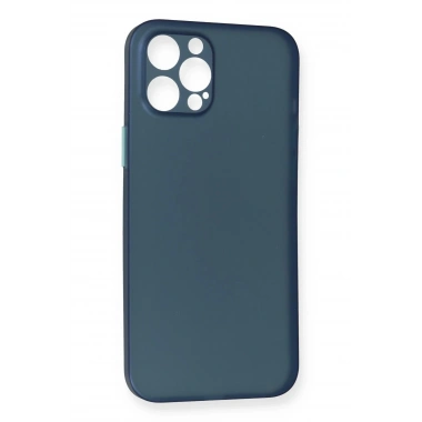 Mey İthalat® iPhone 12 Pro Max Kılıf PP Ultra İnce Kapak - Mavi