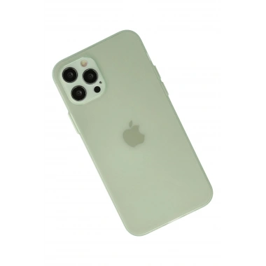 Mey İthalat®  iPhone 12 Pro Max Kılıf Puma Silikon - Açık Yeşil