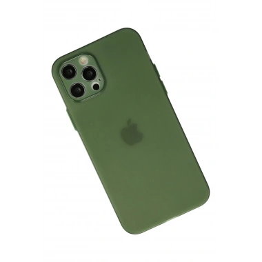 Mey İthalat®  iPhone 12 Pro Max Kılıf Puma Silikon - Yeşil