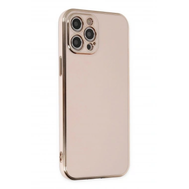 Mey İthalat®  iPhone 12 Pro Max Kılıf Volet Silikon - Pembe