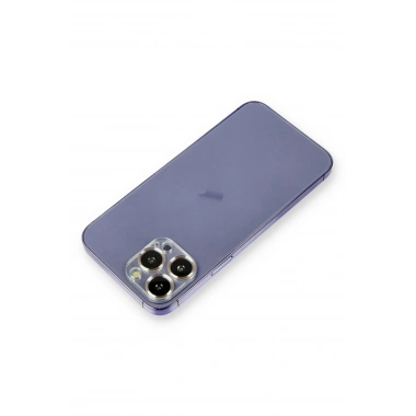 Mey İthalat® iPhone 12 Pro Metal Kamera Lens Koruma Cam - Gold