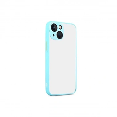 Mey İthalat®  iPhone 13 Kılıf Montreal Silikon Kapak - Turkuaz
