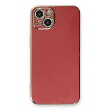 Mey İthalat®  iPhone 13 Kılıf Volet Silikon - Kırmızı