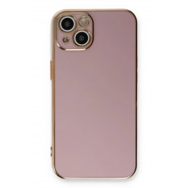 Mey İthalat®  iPhone 13 Kılıf Volet Silikon - Mor