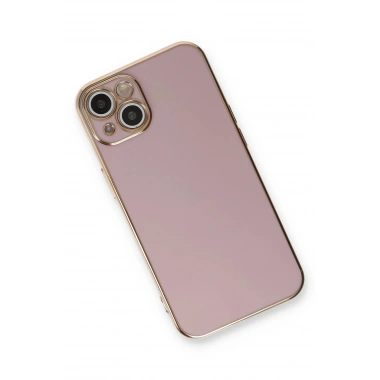 Mey İthalat®  iPhone 13 Kılıf Volet Silikon - Mor