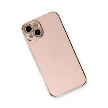 Mey İthalat®  iPhone 13 Kılıf Volet Silikon - Pembe