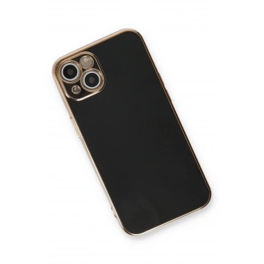 Mey İthalat®  iPhone 13 Kılıf Volet Silikon - Siyah