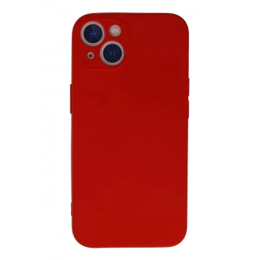 Mey İthalat®  iPhone 13 Mini Kılıf Nano içi Kadife Silikon - Kırmızı