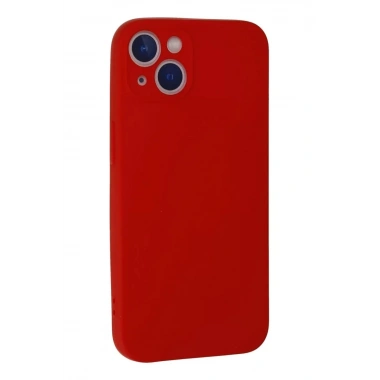 Mey İthalat®  iPhone 13 Mini Kılıf Nano içi Kadife Silikon - Kırmızı