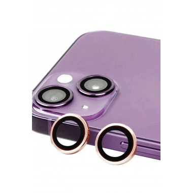 Mey İthalat® iPhone 13 Mini Raze Metal Kamera Lens - Pembe